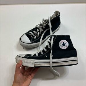 Converse Black and White High-Top Sneakers